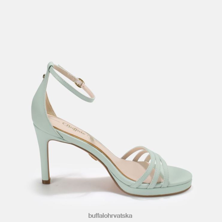 menta zelena Buffalo melissa veganska sandala s visokom petom |sandale TDD6T857